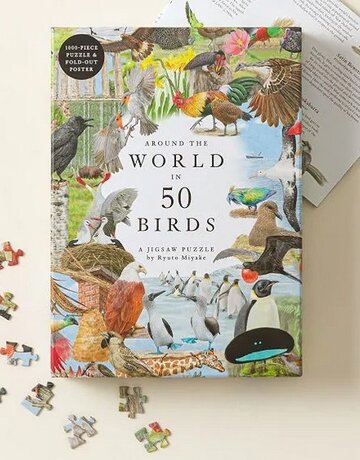 Chronicle Books Around The World in 50 Birds Puzzle