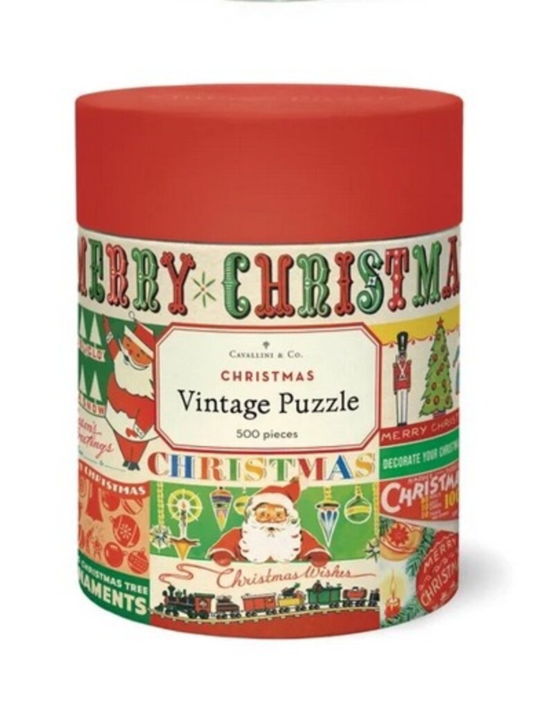 Cavallini & Co. Cavallini Puzzle Christmas Puzzles (500pc)