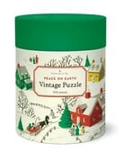 Cavallini & Co. Cavallini Puzzle Christmas Puzzles (500pc)