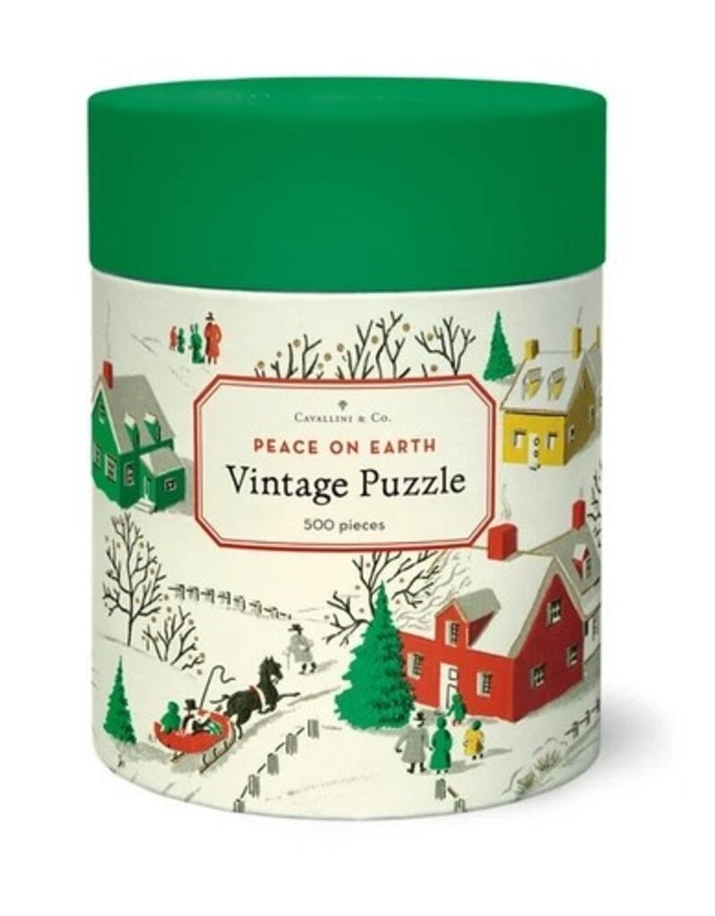 Cavallini & Co. Cavallini Puzzle Christmas Puzzles (500pc)