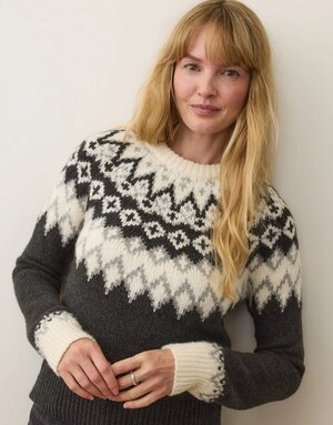 Marine Layer Marine Layer Fiorella Crewneck Sweater