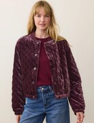 Marine Layer Marine Layer Anita Velvet Bomber Jacket