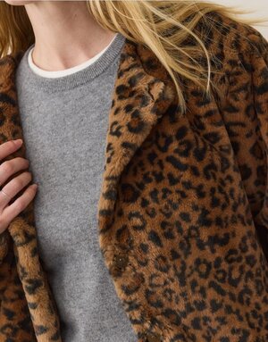 Marine Layer Marine Layer Tessa Leopard Jacket