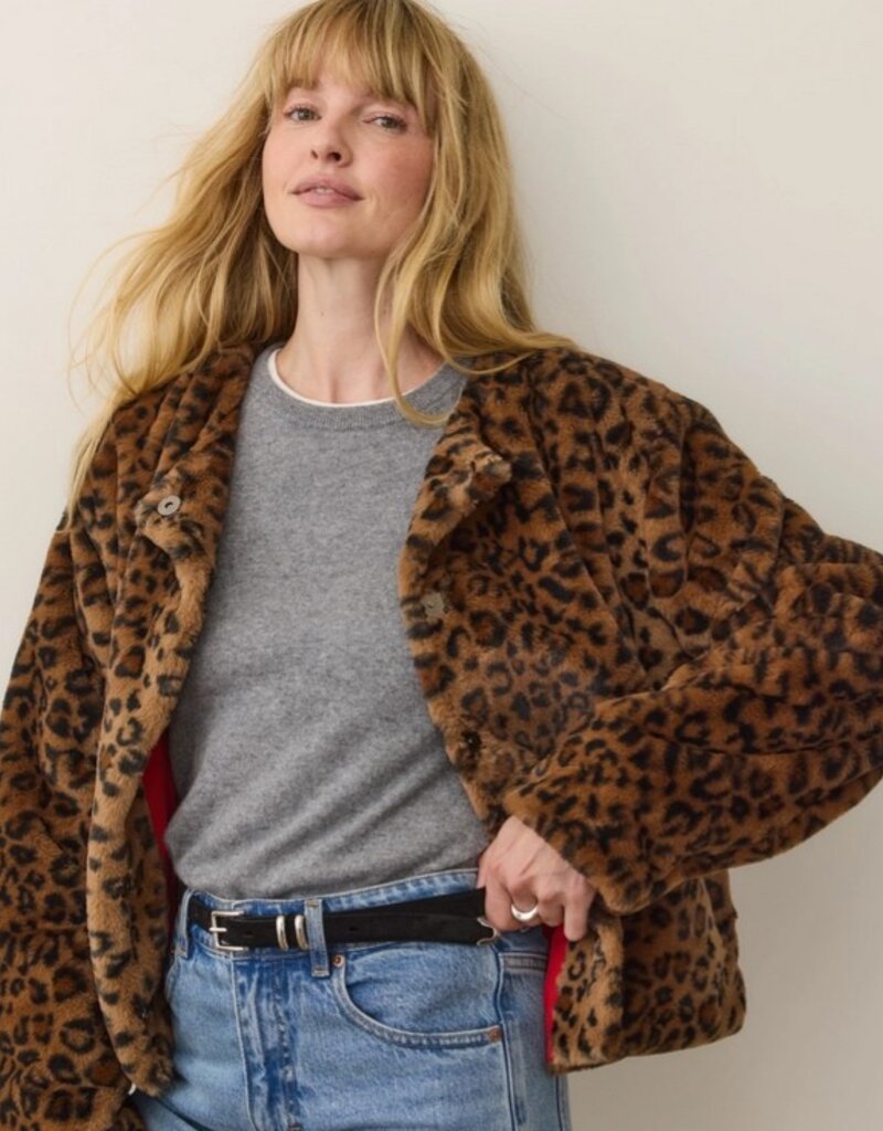 Marine Layer Marine Layer Tessa Leopard Jacket