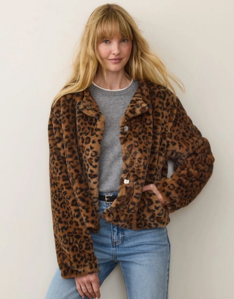 Marine Layer Marine Layer Tessa Leopard Jacket