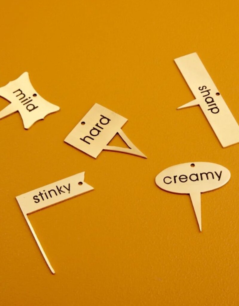 Be-Home Be Home Gold Cheese Markers Set/5