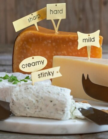 Be-Home Be Home Gold Cheese Markers Set/5