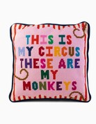 Furbish Studio MY CIRCUS Needlepoint Pillow