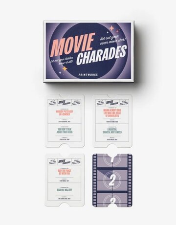 Printworks Printworks Movies Charades Game