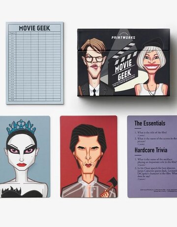 Printworks Printworks Movie Geek Trivia Game