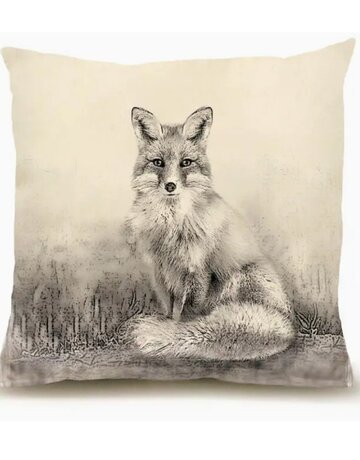Eric & Christopher Eric & Christopher Woodlands Fox Pillow