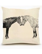 Eric & Christopher Eric & Christopher Kissing Horses Pillow