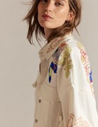 Free People Free People Take Flight Embroidered Shirt