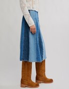 Free People Free People Sunbeam Denim Midi Skirt