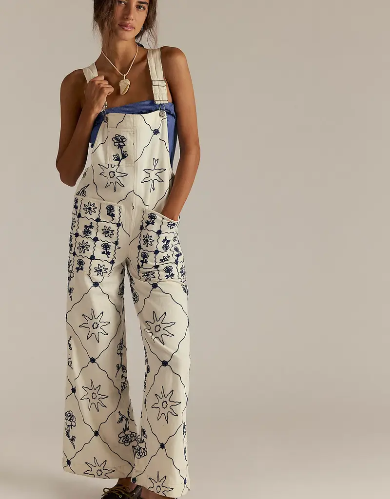 Free People Free People Rising Sun Overalls