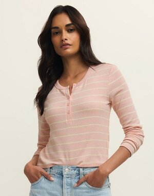 Z Supply Z Supply Ferris Henley Striped Top