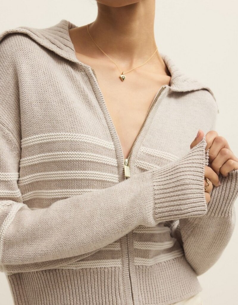 Z Supply Z Supply Kovac Cropped Sweater Jacket