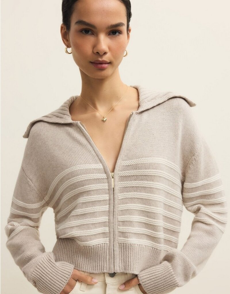 Z Supply Z Supply Kovac Cropped Sweater Jacket