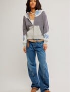 Free People Free People Lydia Zip-Up Hooded Jacket