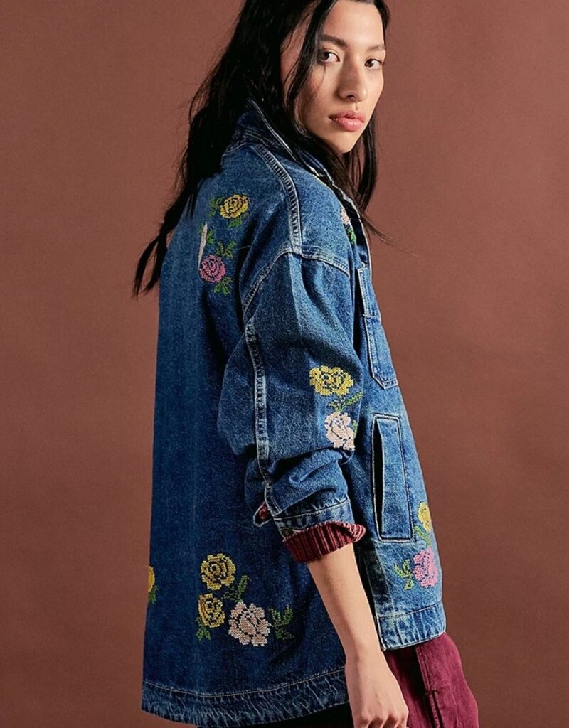 Free People Free People Madison City Embroidered Jacket