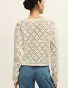 Z Supply Z Supply Hullen Diamond Crochet Sweater