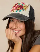 Natural Life Cross-Stitch Trucker Hat