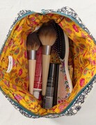 Natural Life Corduroy Embroidered LOVE Cosmetic Pouch