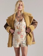 Free People Free People Ziggy Printed Shortalls