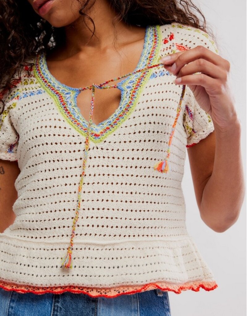 Free People Free People Friendship Crochet Top