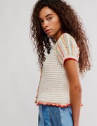 Free People Free People Friendship Crochet Top
