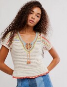 Free People Free People Friendship Crochet Top