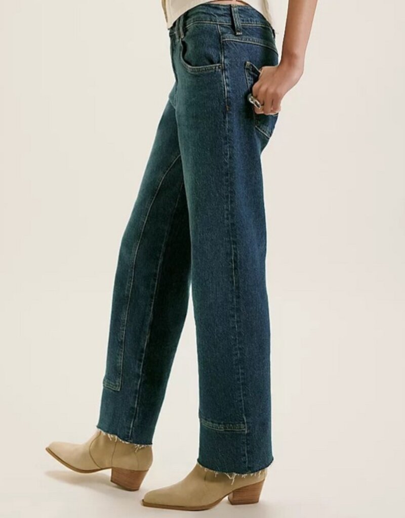 Free People Free People Risk Taker Straight Leg Jean