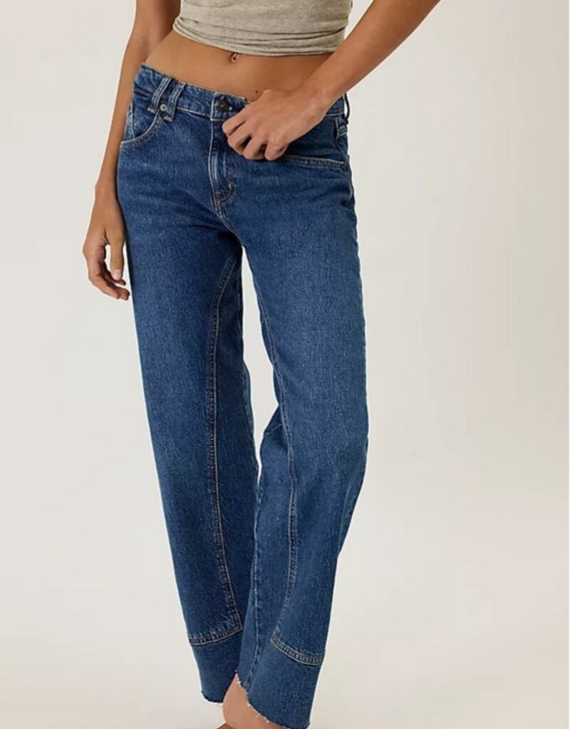 Free People Free People Risk Taker Straight Leg Jean