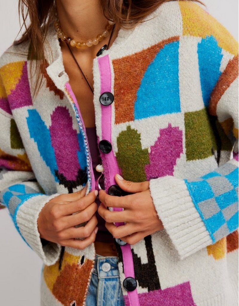 Free People FP Tulip Whirl Cardi