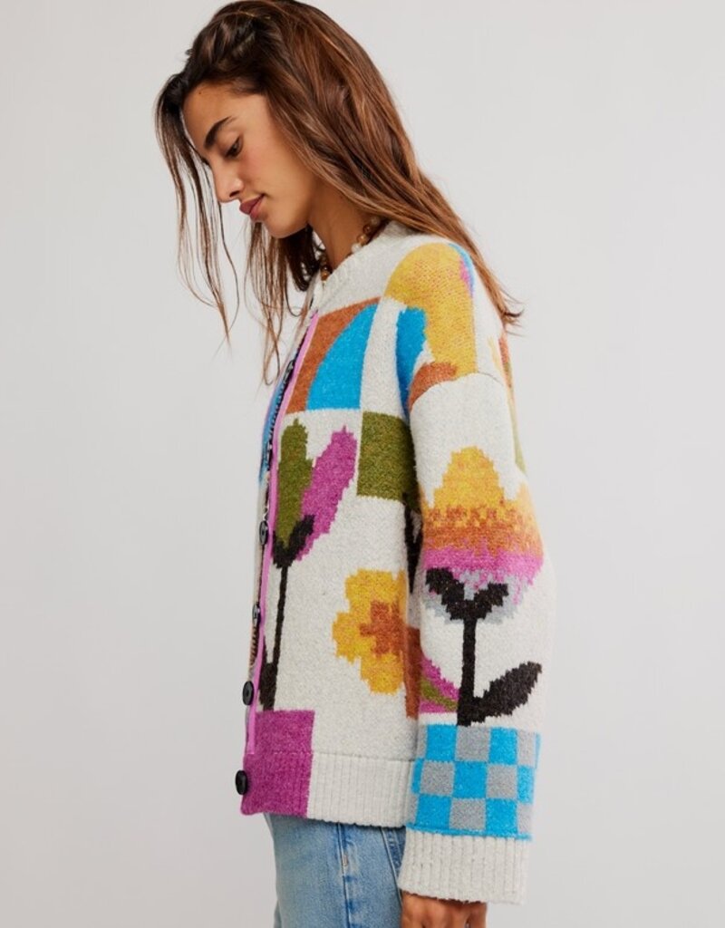 Free People FP Tulip Whirl Cardi