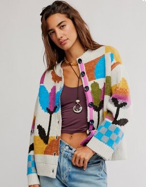 Free People Free People Tulip Whirl Cardi