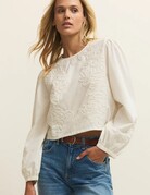 Z Supply Z Supply Tatiana Embroidered Crop Top