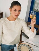 Z Supply Z Supply Tatiana Embroidered Crop Top