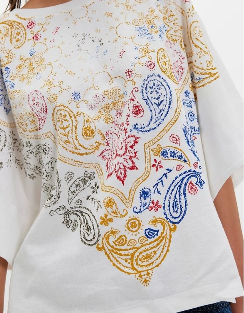 Free People We The Free Heirloom Printed Tee