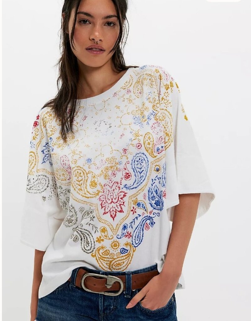 Free People We The Free Heirloom Printed Tee