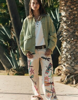 Free People Free People Tennessee Trompe Loeil Denim