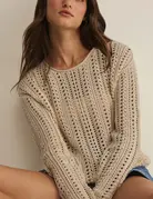 Z Supply Z Supply Upland Crochet Sweater
