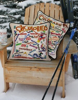CatStudio CatStudio Ski Colorado Pillow