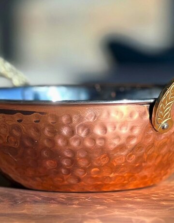 Verve Culture Indian Handi Copper & Stainless Double Wall Bowlss