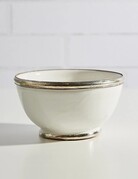 Verve Culture Moroccan Glazed Bowl with Berber Silver Trim