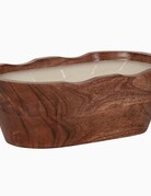 Sagebrook Home Sagebrook Wood Bowl Candle