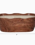Sagebrook Home Sagebrook Wood Bowl Candle