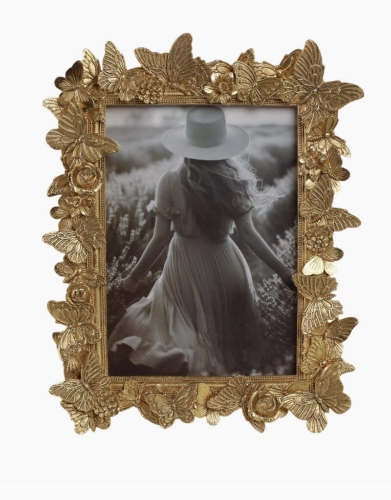 Sagebrook Home Sagebrook Gold Butterfly Frame