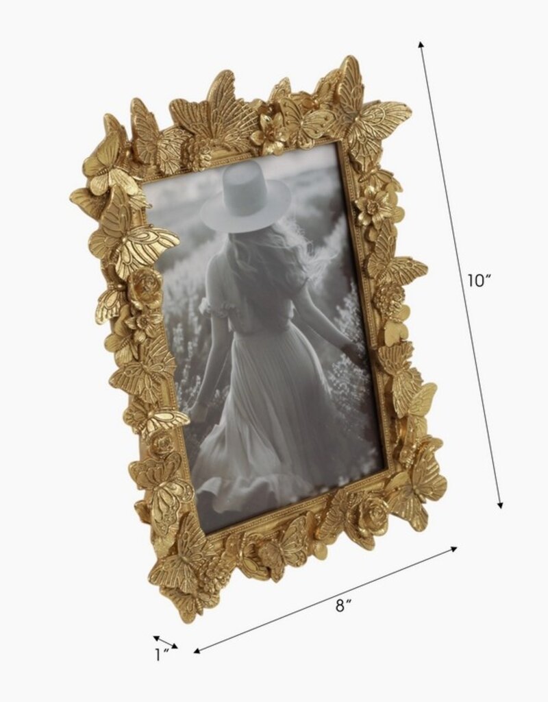 Sagebrook Home Sagebrook Gold Butterfly Frame