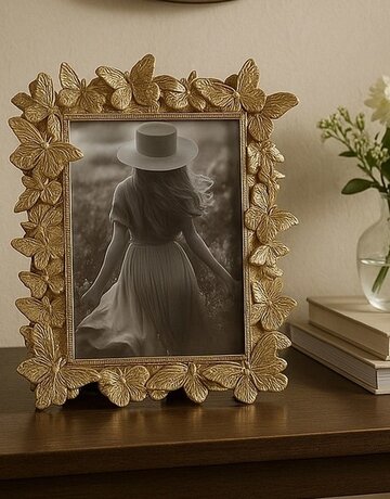 Sagebrook Home Sagebrook Gold Butterfly Frame